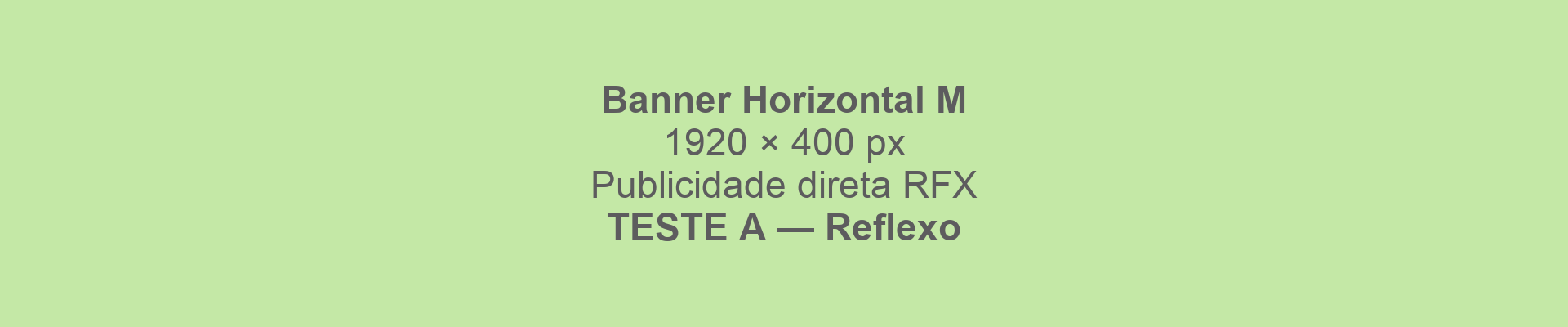 Publicidade de teste A — footer