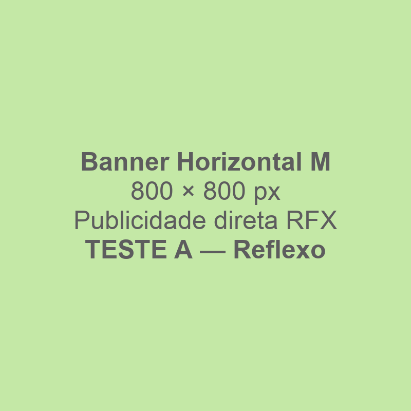 Publicidade de teste A — footer