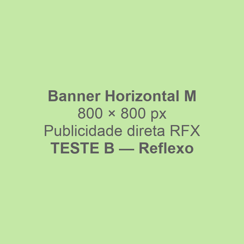 Publicidade de teste B — footer