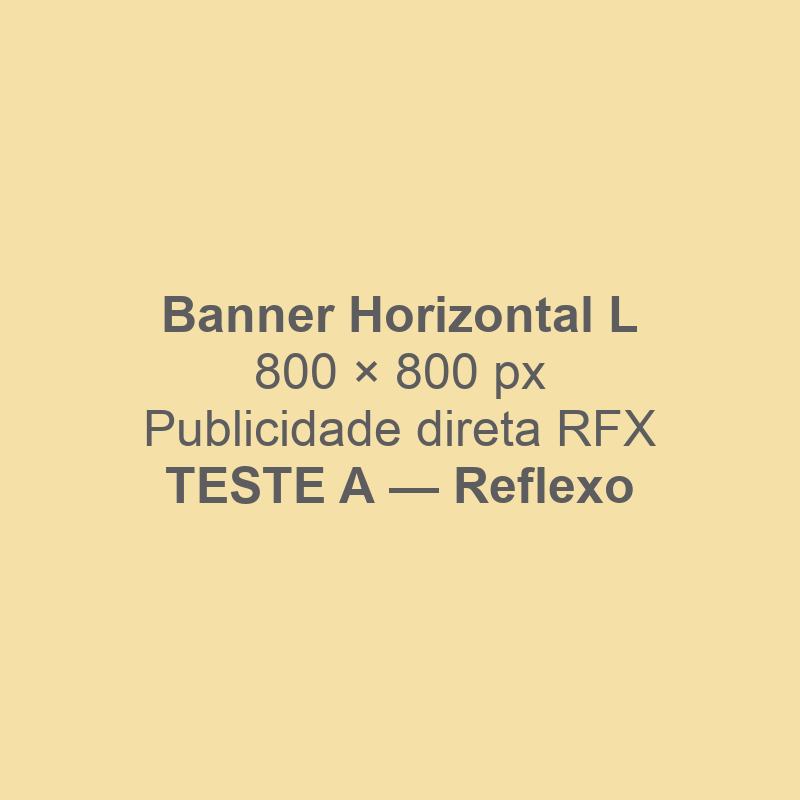 Publicidade de teste A — top